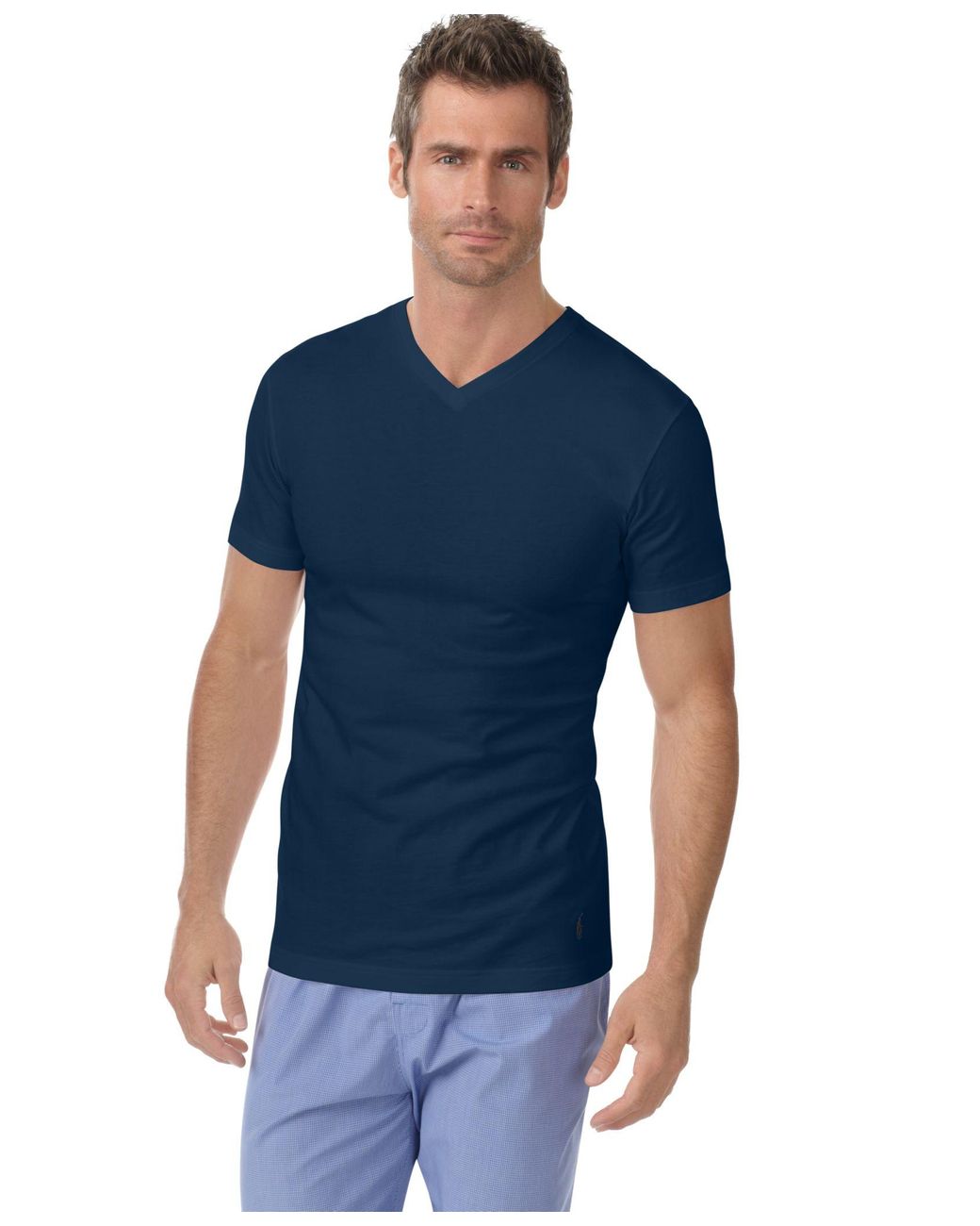 Polo Ralph Lauren Men's Slimfit Classic Cotton Vneck Undershirt 3
